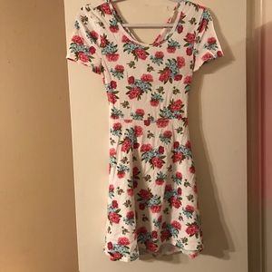 Open Back T Shirt dress